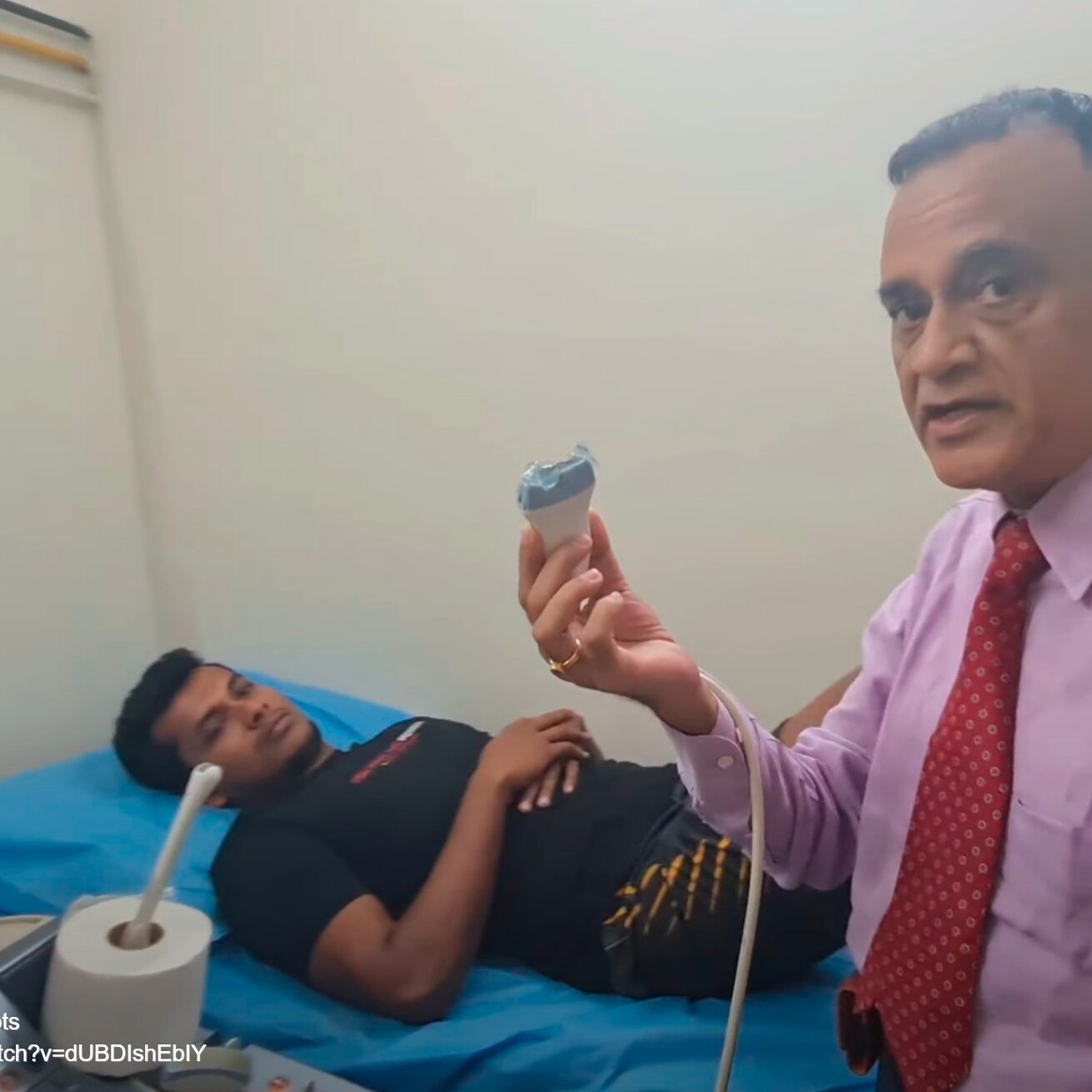 Ultrasound guided visualization of ACL of knee Chennai India